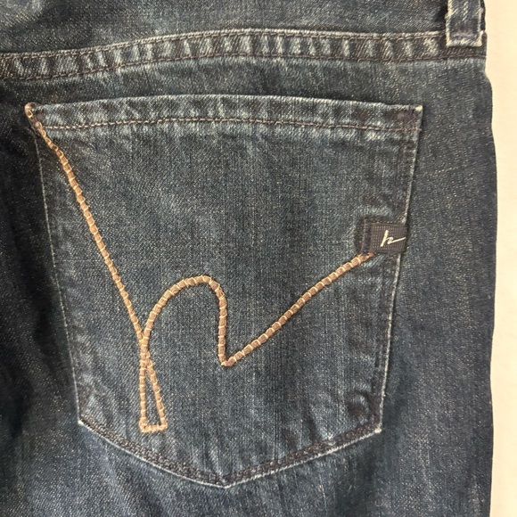 Citizens of Humanity Ingrid #002 Low Waist Flare Jeans Dark Denim Wash Y2K - Picture 8 of 16